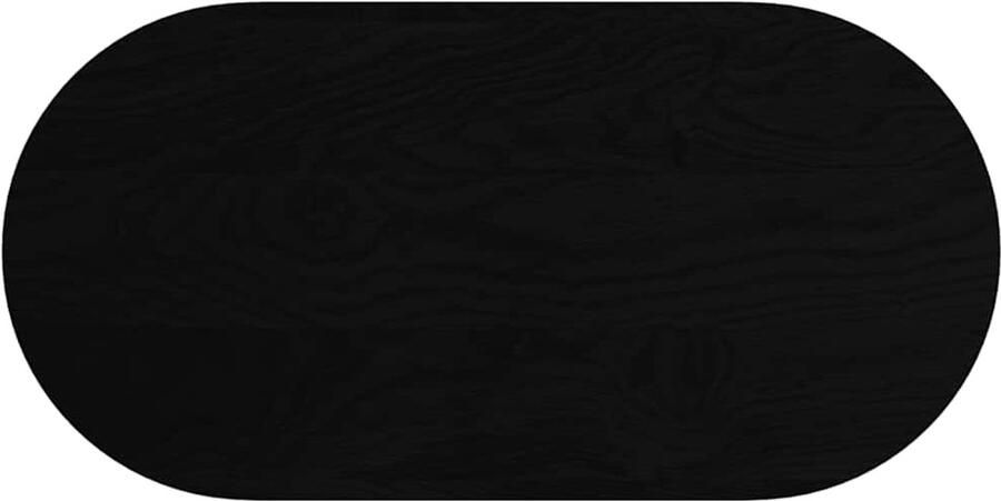 VidaXL Tafelblad Ovaal 100x50x2 cm Massief Eiken Eikenhouten Tafelblad Ovale Tafel Salontafelblad Eetkamertafel Massief Eikenhout