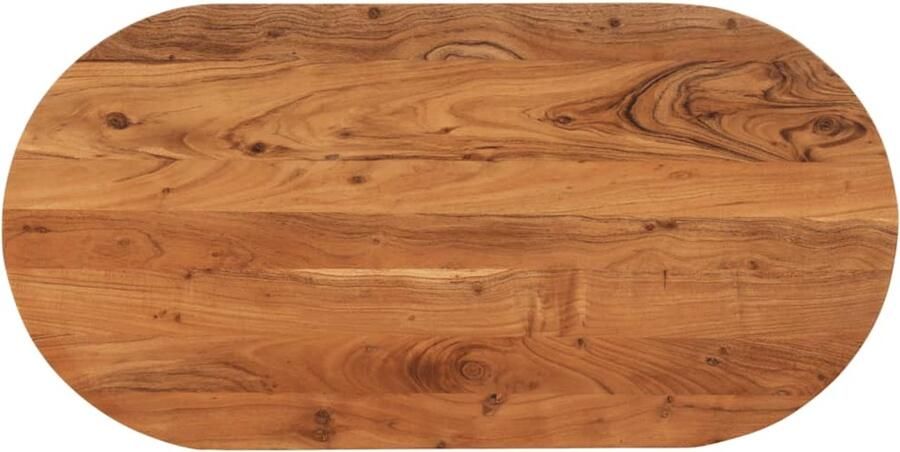 VidaXL Tafelblad Ovaal 100x50x3 8 cm Acaciahout Houten Tafelblad Ovale Tafel Acacia Hout Eetkamertafel Tafel Vernieuwen