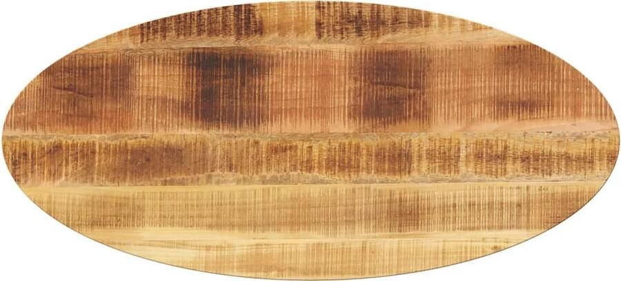VidaXL Tafelblad ovaal 140x60x2 5 cm massief mangohout