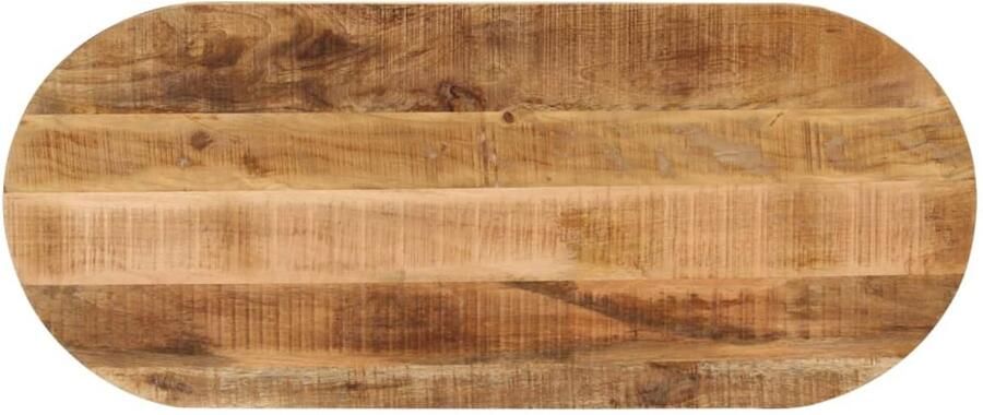 VidaXL Tafelblad Ovaal 110x50 cm Mangohout Houten Tafelblad Mangohout Tafelblad Oval Tafelblad Vintage Tafelblad Landelijke Tafelblad