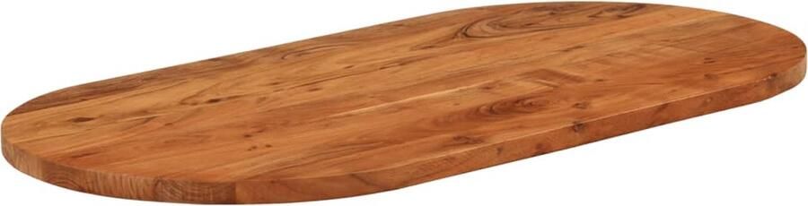 VidaXL Tafelblad Ovaal 120x60x2 5 cm Acaciahout Houten Tafelblad Ovale Tafel Eetkamertafel Acacia Hout Massief Hout