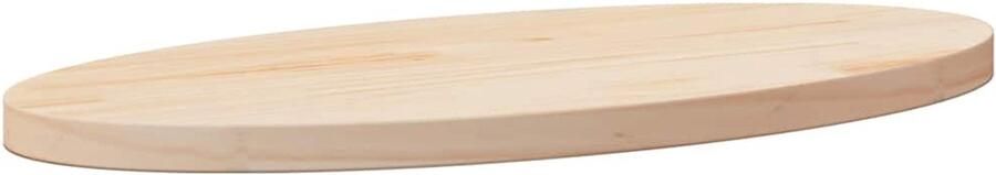 VidaXL -Tafelblad-ovaal-70x35x2 5-cm-massief-grenenhout - Foto 6