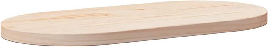 VidaXL -Tafelblad-ovaal-70x35x2 5-cm-massief-grenenhout - Foto 7