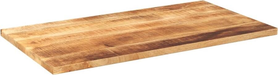 VidaXL Tafelblad Rechthoekig 100x50x2 5 cm Mangohouten Tafelblad Vervangen Eettafel Blad Salontafel Blad Rustic Tafels