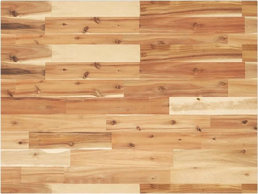 VidaXL Tafelblad rechthoekig 100x60x2 cm massief acaciahout