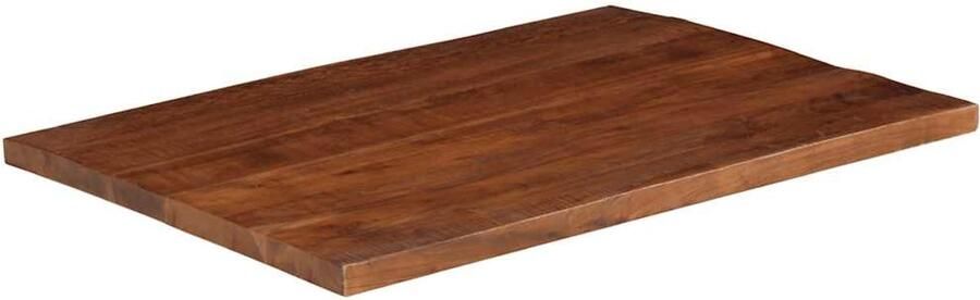 VidaXL Tafelblad Rechthoekig 100x80 cm Gerecycled Hout Houten Tafelblad Vintage Tafelblad Industrieel Tafelblad Recyceld Hout Tafellamp - Foto 2