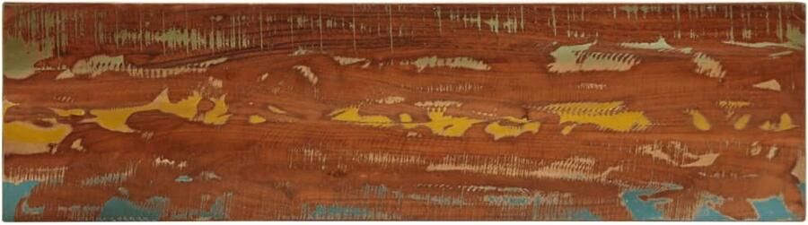 VidaXL Tafelblad Rechthoekig 110x30 cm Gerecycled Hout Houten Tafelblad Vervangen Vintage Tafelblad Industrieel Tafelblad Recyceld Hout