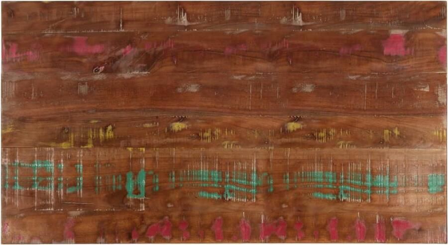 VidaXL Tafelblad rechthoekig 120x60x1 5 cm massief gerecycled hout