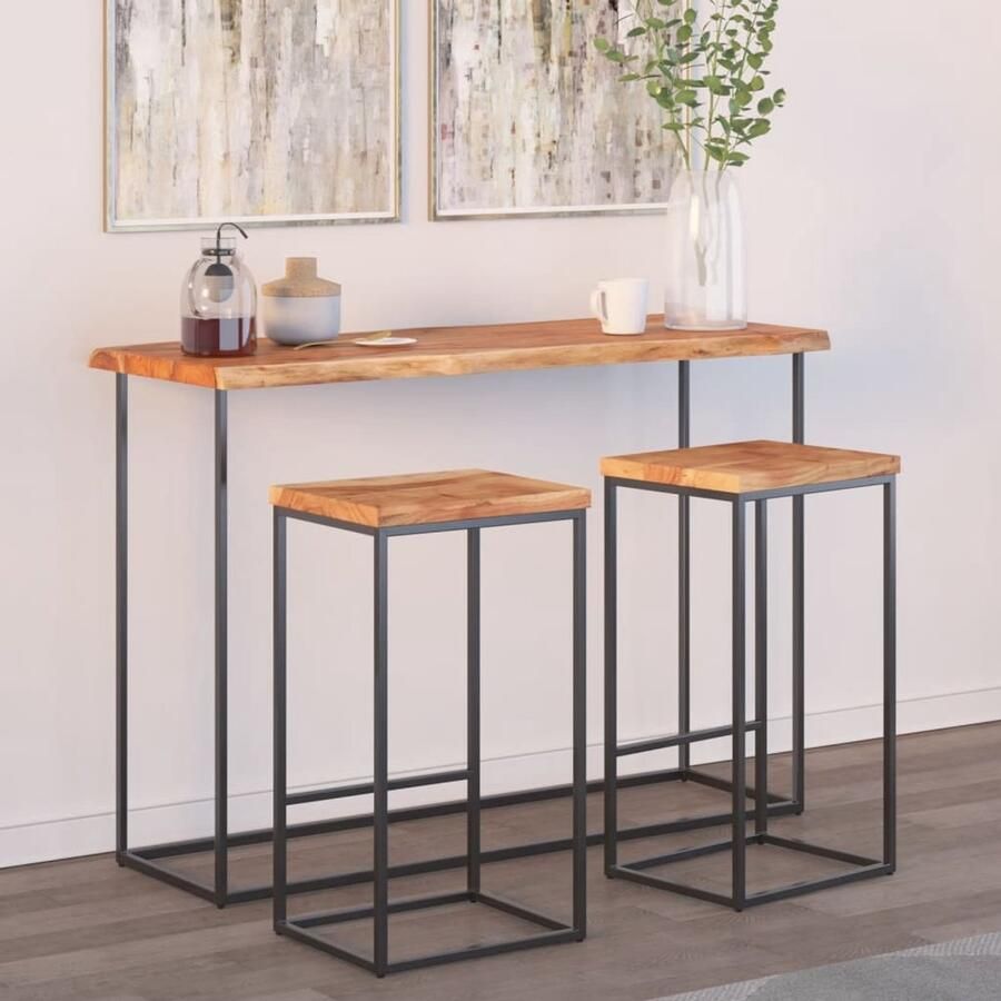 VidaXL Tafelblad Rechthoekig 140x40 cm Acaciahout Houten Tafelblad Acacia Hout Tafelblad Vervangen Natuurlijk Tafelblad Vintage Tafelblad