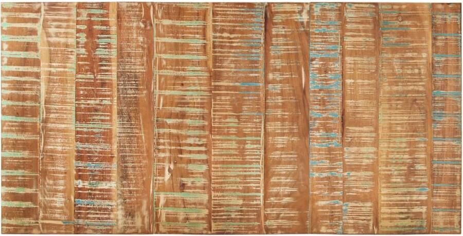 VidaXL Tafelblad rechthoekig 15-16 mm 60x120cm massief gerecycled hout Tafelblad Tafelbladen Vervangende Tafelblad Vervangende Tafelbladen