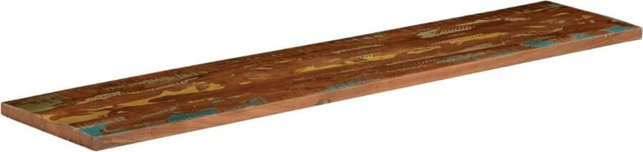 VidaXL Rechthoekig Tafelblad 140x30 cm Gerecycled Hout Houten Tafelblad Vintage Tafelblad Tweedehands Tafelblad Gerecycleerd Hout Rustic Tafels