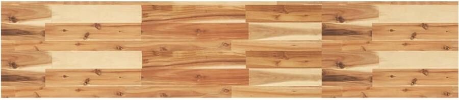 The Living Store Wandschap zwevend olieafwerking 120x30x4 cm massief acaciahout Zwevende Wandplank Houtsoort Acaciahout Robuust Design Multifunctioneel