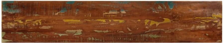 The Living Store Rustiek houten tafelblad 180 x 30 x 2.5 cm Massief gerecycled hout Houten Tafelblad Vintage Tafelblad Landelijke Tafel Rustic Tafel Tweedehands Tafel - Foto 2