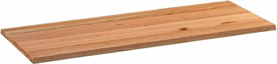 VidaXL Tafelblad rechthoekig 200x80x4 2cm massief eikenhout lichtbruin