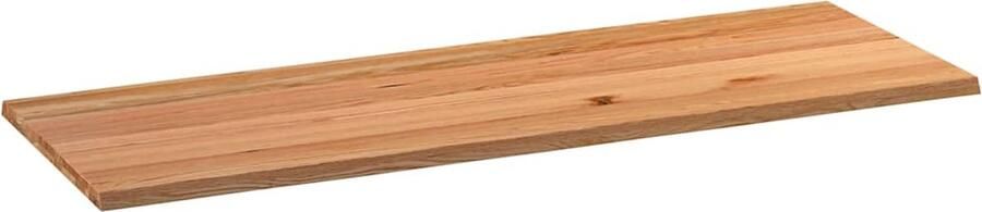 VidaXL Tafelblad rechthoekig 220x80x4 2cm massief eikenhout lichtbruin