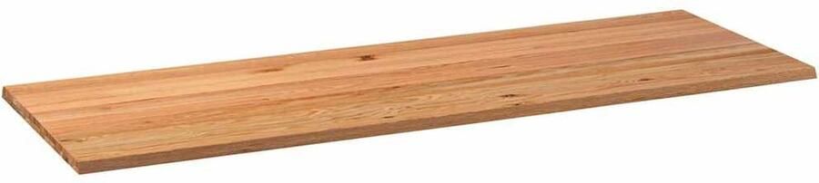 VidaXL Tafelblad rechthoekig 280x100x4 cm massief eikenhout lichtbruin