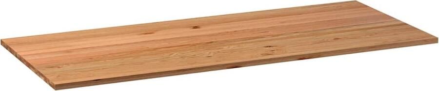 VidaXL Tafelblad rechthoekig 280x120x4 cm massief eikenhout lichtbruin