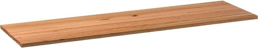 VidaXL Tafelblad rechthoekig 280x80x4 2cm massief eikenhout lichtbruin