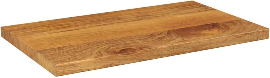 VidaXL Tafelblad Rechthoekig 60x20 cm Mangohout Tafelblad Mangohout Eiken Kleur Eetkamer Salontafel