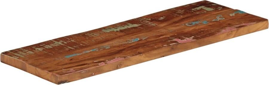 VidaXL Tafelblad Rechthoekig 80x30 cm Gerecycled Hout Tafelblad Houten Tafelblad Vintage Tafelblad Industrieel Tafelblad Recyceld Hout