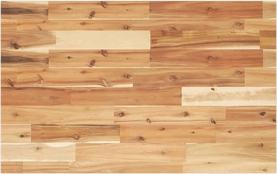 VidaXL Tafelblad rechthoekig 100x50x2 cm massief acaciahout