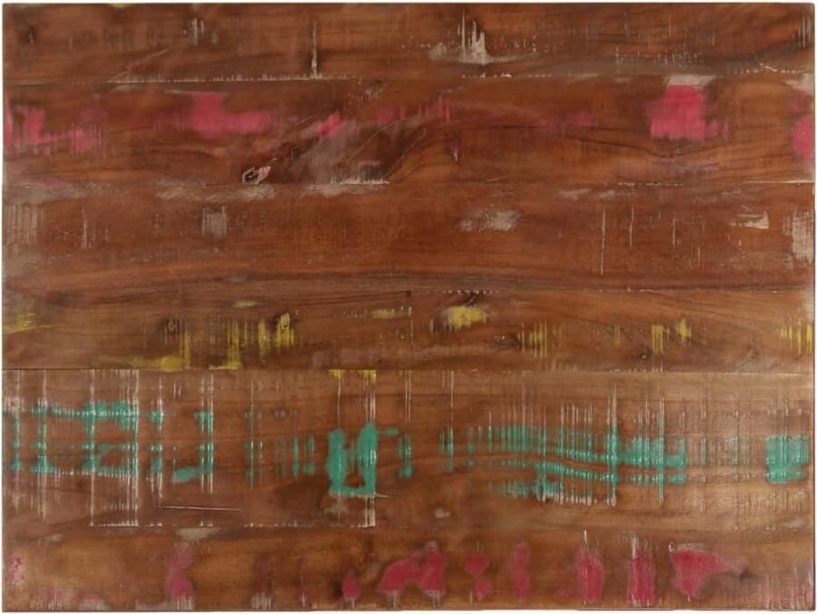 VidaXL Tafelblad rechthoekig 80x60x3 8 cm massief gerecycled hout