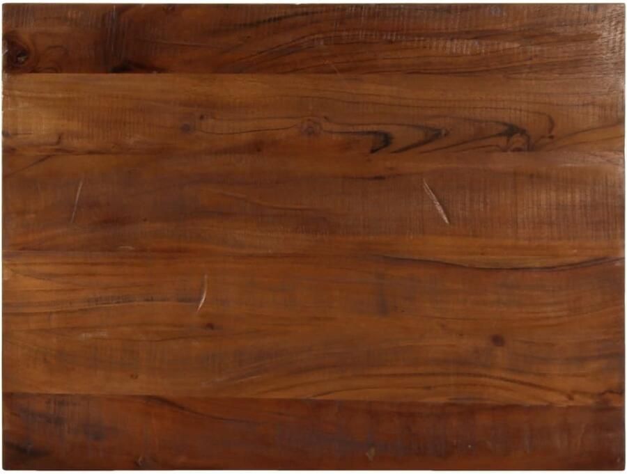 VidaXL Tafelblad rechthoekig 80x60x3 8 cm massief gerecycled hout