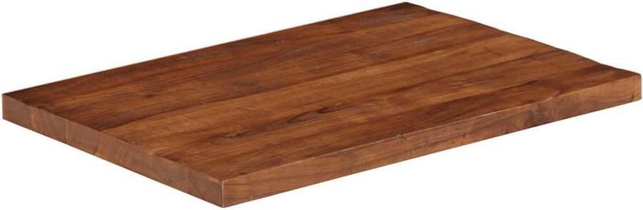 VidaXL Tafelblad Rechthoekig 80x70 cm Gerecycled hout Tafelblad Houten Tafelblad Vintage Tafelblad Industrieel Tafelblad Recyceld Hout - Foto 2