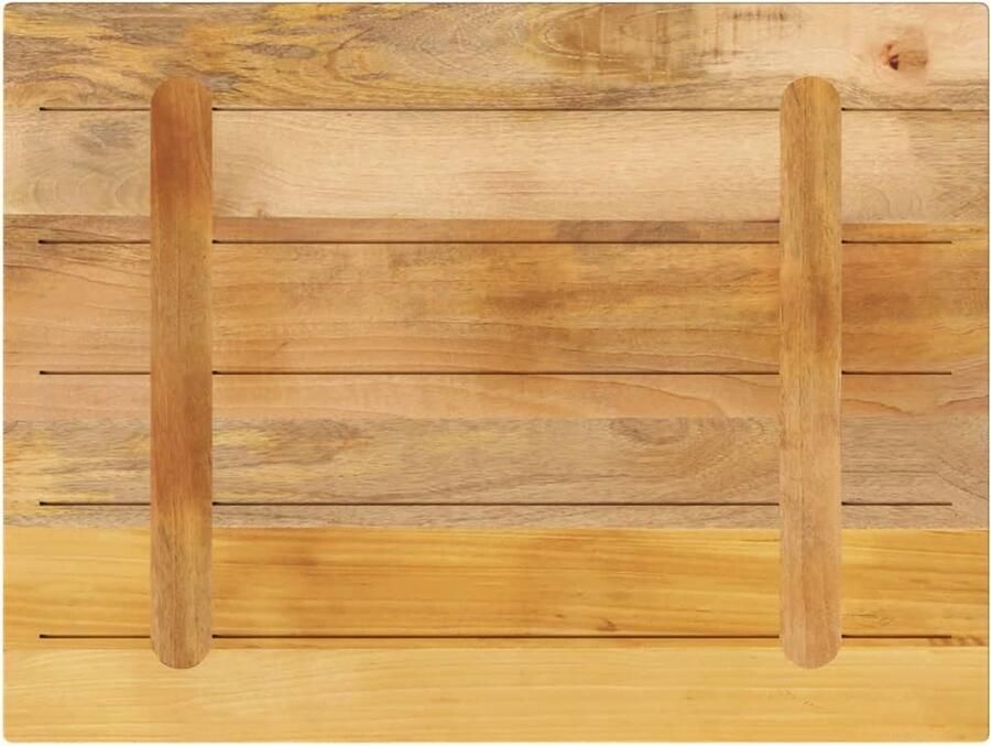 VidaXL Tafelblad Rechthoekig 90x50x2 5 cm Mangohout Mangohouten Tafelblad Eettafel Blad Salontafel Rustic Tafellampen Vintage Tafel