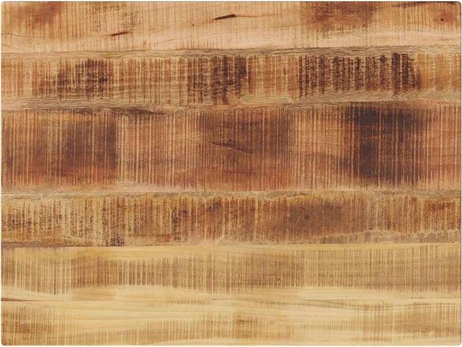 VidaXL Tafelblad rechthoekig 80x50x2 5 cm massief ruw mangohout