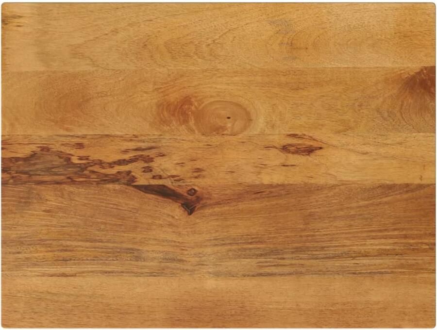 VidaXL Tafelblad Rechthoekig Mangohout 70x60 cm Houten Tafelblad Mangohout Tafelblad Eetkamertafel Blad Tafelblad Vervangen Rustic Design
