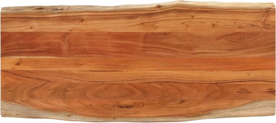 VidaXL Tafelblad rechthoekig natuurlijke rand 140x60x3 8 cm acaciahout