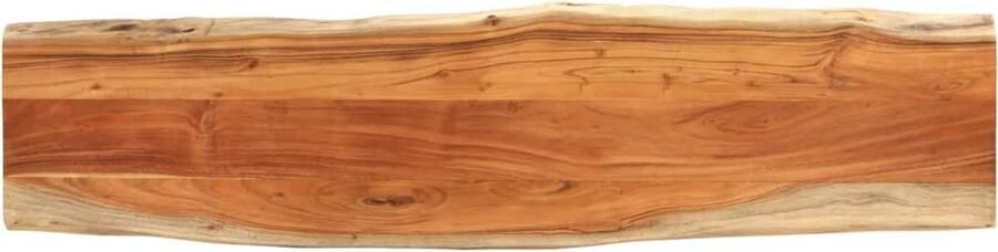 VidaXL Tafelblad rechthoekig natuurlijke rand 160x40x3 8 cm acaciahout
