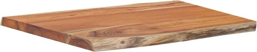 VidaXL Tafelblad Acaciahout 70x60x2 5 cm Houten Tafelblad Acacia Hout Tafelblad Vervangen Bartafel Blad Bijzet Tafellab