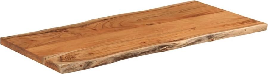 VidaXL Tafelblad Acaciahout 80x40 cm Natuurlijke Rand