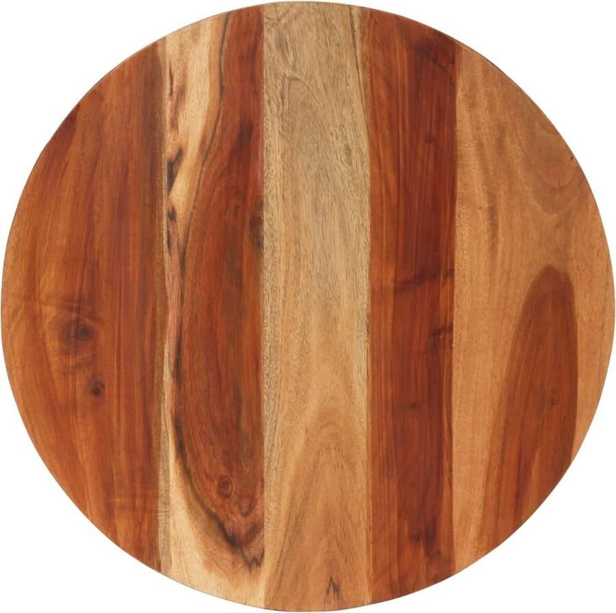 VidaXL -Tafelblad-rond-15-16-mm-60-cm-massief-sheeshamhout