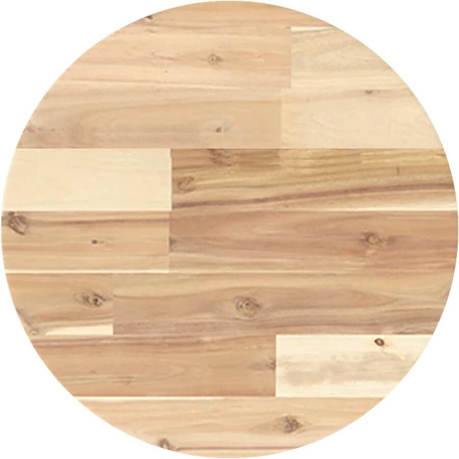 VidaXL Tafelblad rond Ø 40x2 cm massief acaciahout