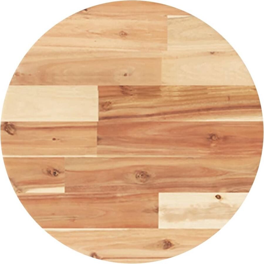 VidaXL Tafelblad rond Ø 40x4 cm massief acaciahout