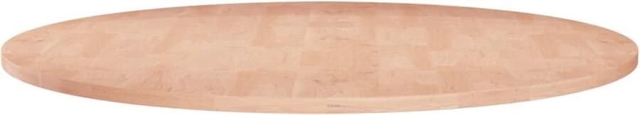 VidaXL Rond Tafelblad ?60x1 5 cm Massief Eikenhout Eikenhouten Tafelblad Massief Hout Ronde Tafel Vintage Tafel Landelijke Tafel Rustic Design Keuken Eiland Bistrotafel - Foto 2