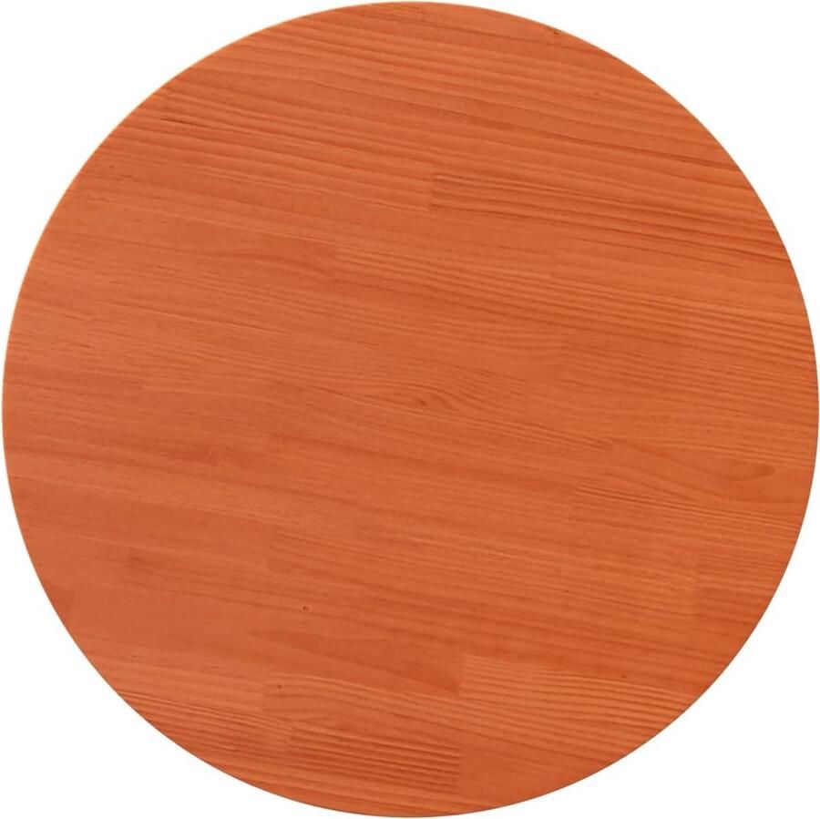 VidaXL Tafelblad Rond 90x2 5 cm Massief Grenenhout Houten Tafelblad Ronde Tafelblad Vervangen Massief Grenenhout Vintage Tafelblad