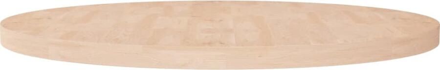 VidaXL Rond tafelblad 90x4 cm massief eikenhout Eikenhouten Tafelblad Ronde Tafelblad Salontafel Tweedekantje Vintage Tafelblad Landelijke Tafel Industriele Tafel Rustic Tafellaag - Foto 2