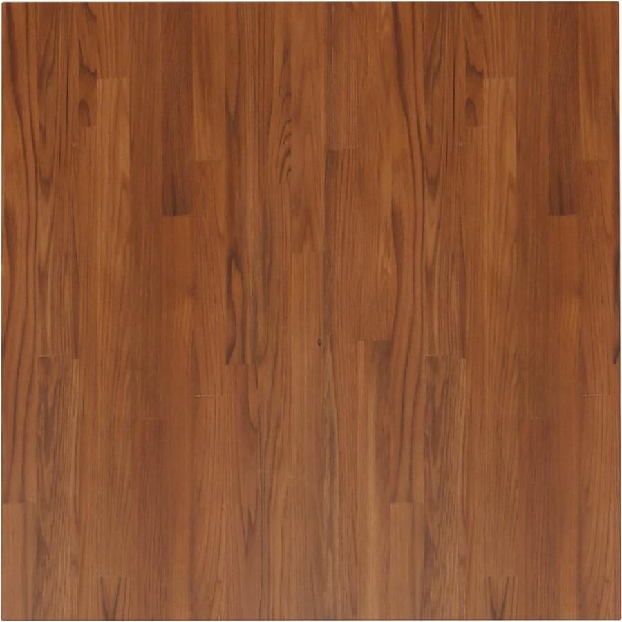 VidaXL Tafelblad Tafel Houten Tafelblad Tafels Tafelblad vierkant 80x80x1-5cm behandeld eiken donkerbruin