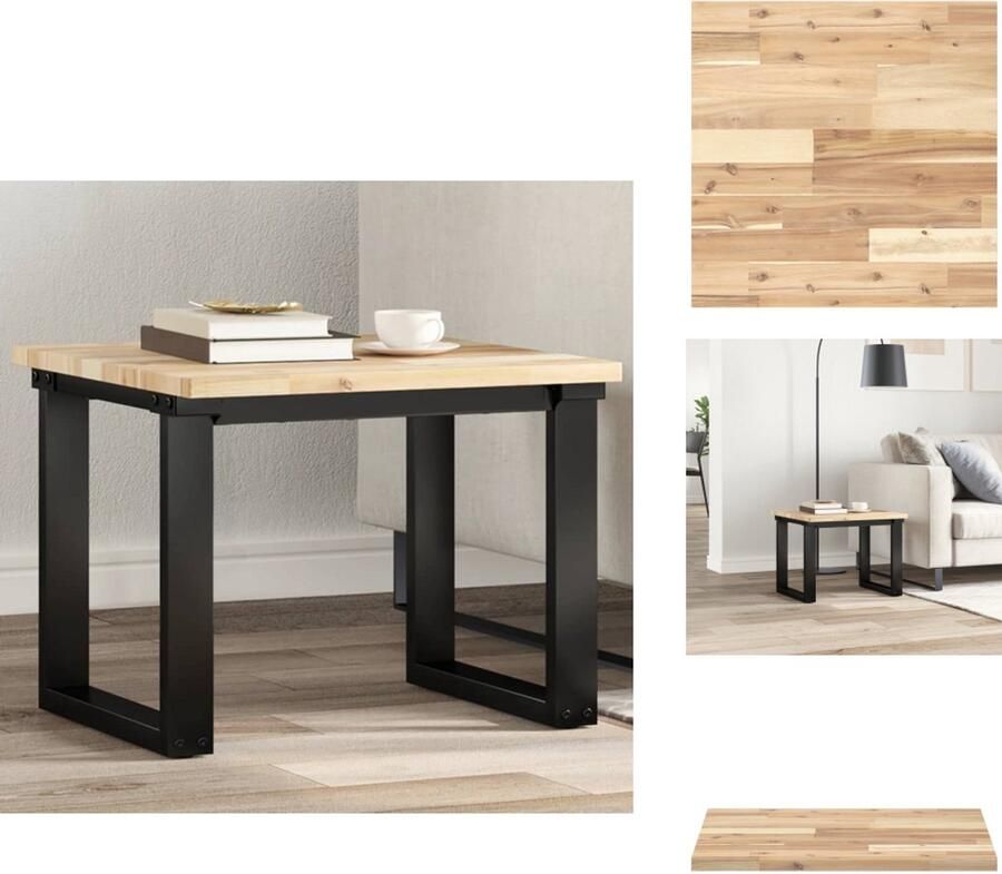 VidaXL Tafelblad Tafelbladen Vervangend Tafelblad Meubelpaneel Tafelblad vierkant 50x50x2 cm massief acaciahout