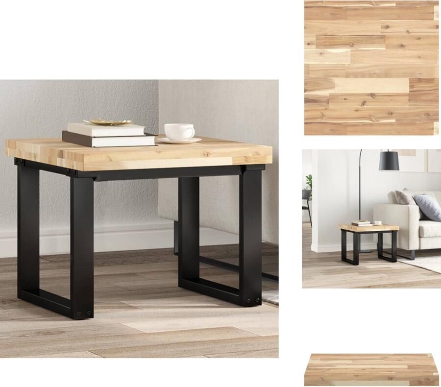 VidaXL Tafelblad Tafelbladen Vervangend Tafelblad Meubelpaneel Tafelblad vierkant 50x50x4 cm massief acaciahout