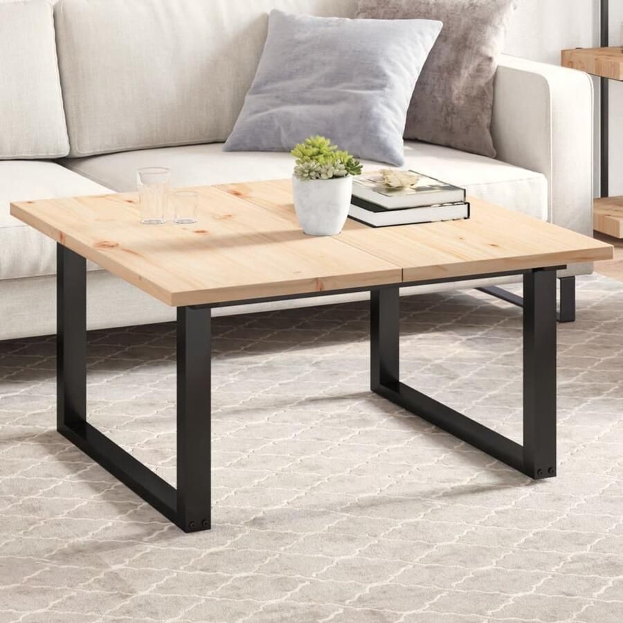 The Living Store Tafelbladen 2 st rechthoekig 90x45x2 5 cm massief grenenhout Tafeltje Tafelblad Grenenhout Rustic Vintage