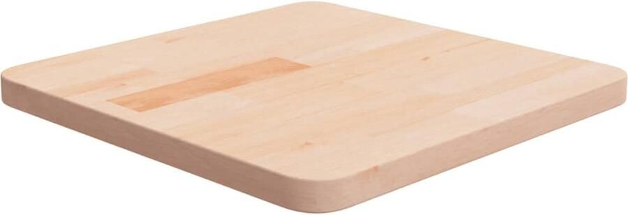 VidaXL -Tafelblad-vierkant-40x40x2 5-cm-onbehandeld-massief-eikenhout - Foto 2