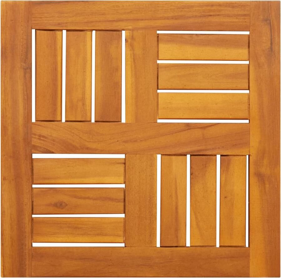 VidaXL Tafelblad vierkant 40x40x2 cm massief acaciahout