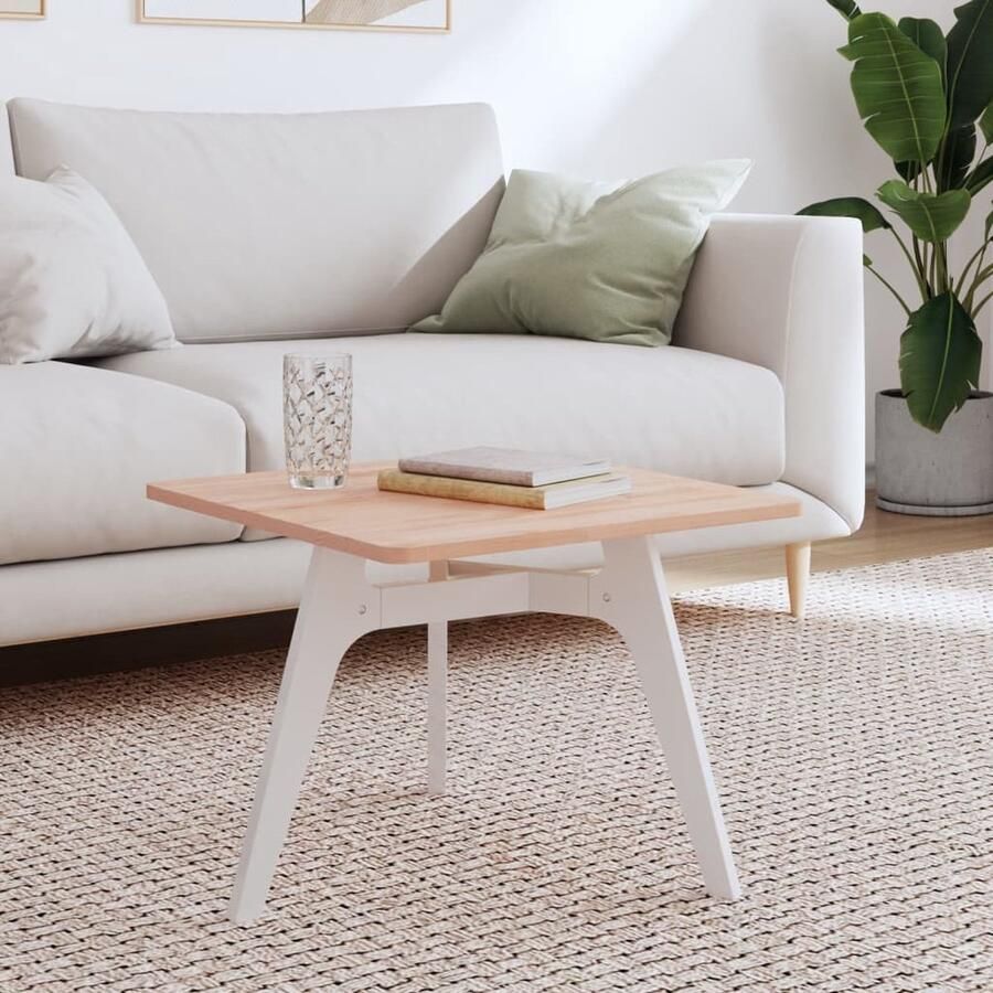 VidaXL Tafelblad Vierkant 50x50x1 5 cm Beukenhout Houten Tafelblad Vervangen Salontafel Blad Beukenhout Tafelblad Vierkant Tafelblad Massief Hout - Foto 2