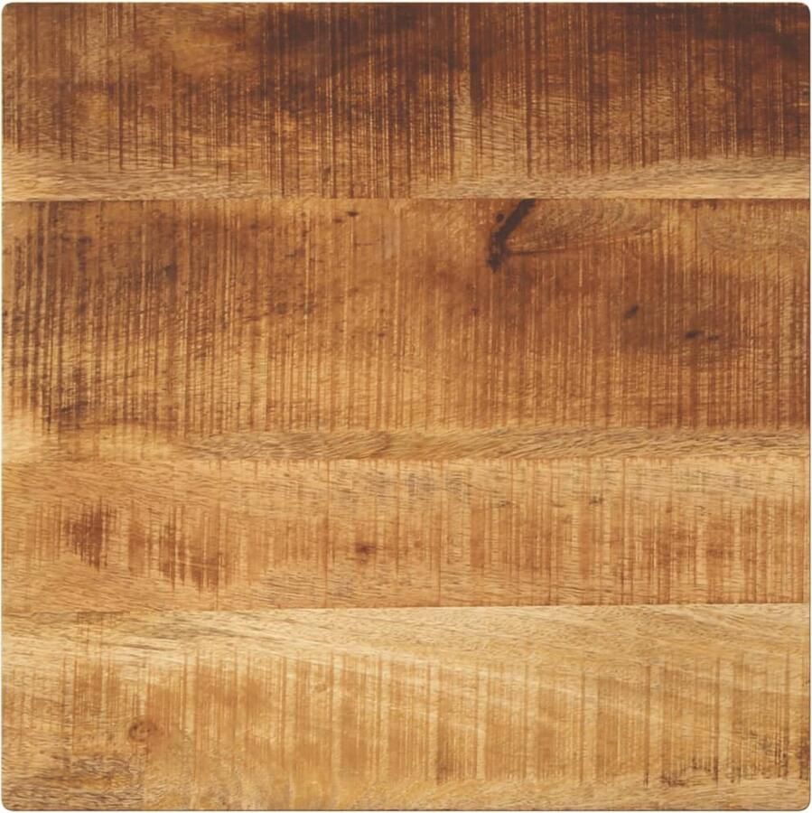 VidaXL Tafelblad vierkant 60x60x1 5 cm massief ruw mangohout