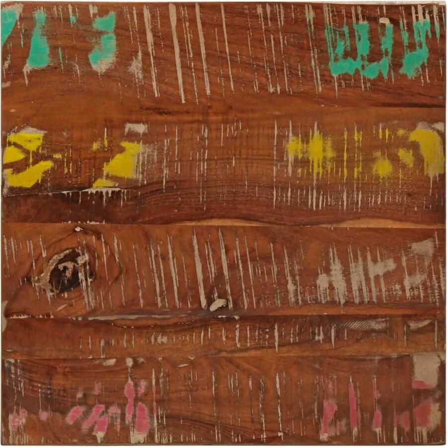 VidaXL Tafelblad vierkant 60x60x1 5 cm massief gerecycled hout